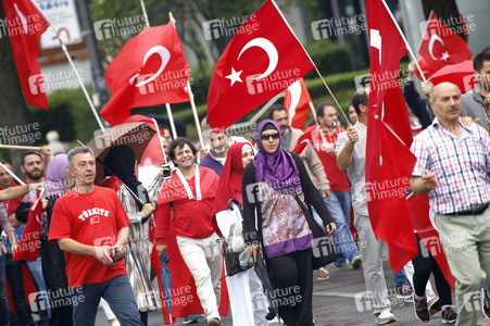 Erdogan-Demo in Köln