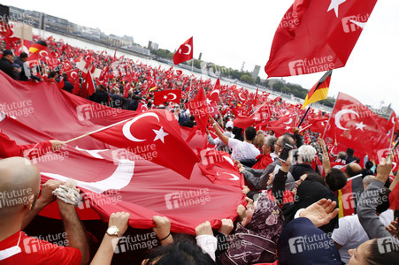 Erdogan-Demo in Köln