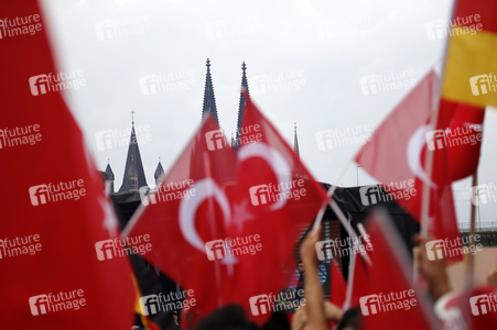 Erdogan-Demo in Köln