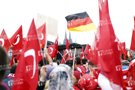 Erdogan-Demo in Köln