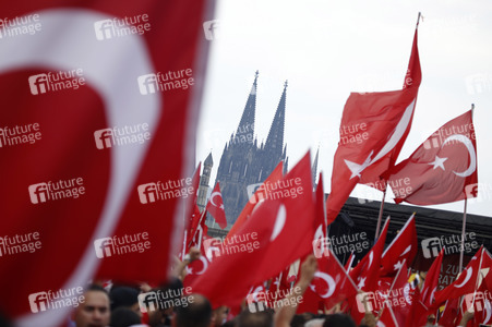 Erdogan-Demo in Köln
