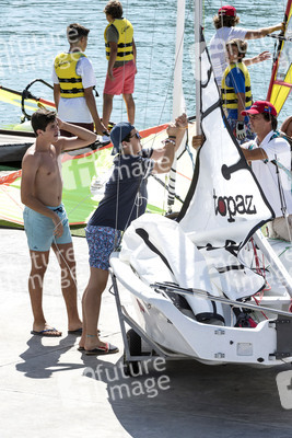 Prinzessin Elenas Kinder beim Segelkurs in Palma de Mallorca
