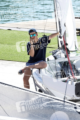 Prinzessin Elenas Kinder beim Segelkurs in Palma de Mallorca