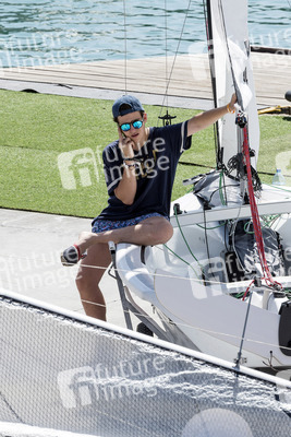 Prinzessin Elenas Kinder beim Segelkurs in Palma de Mallorca