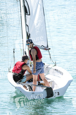 Prinzessin Elenas Kinder beim Segelkurs in Palma de Mallorca