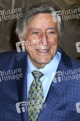 Lady Gaga und Tony Bennett bei der IIllumination des Empire State Buildings in New York