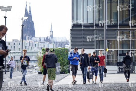 Pokémon Go Spieler in Köln