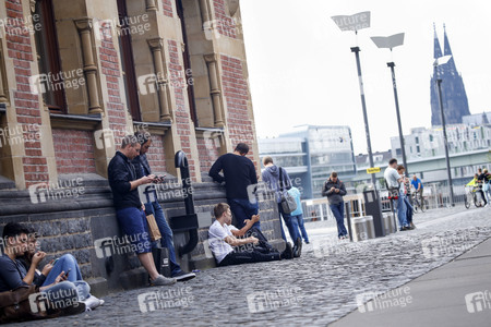 Pokémon Go Spieler in Köln