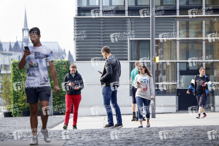 Pokémon Go Spieler in Köln