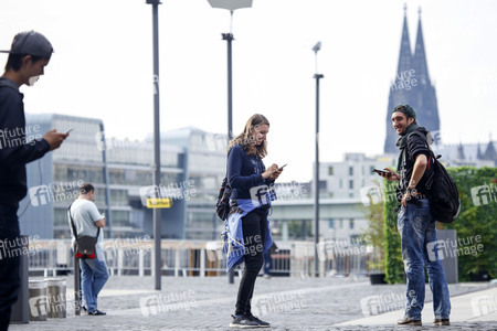 Pokémon Go Spieler in Köln
