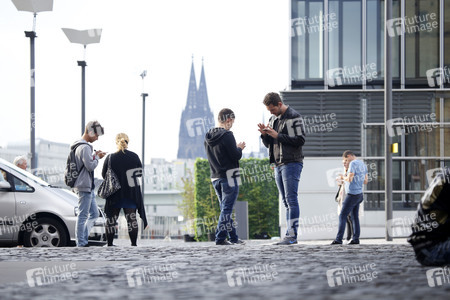 Pokémon Go Spieler in Köln