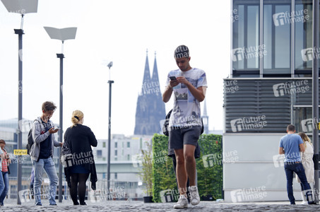 Pokémon Go Spieler in Köln