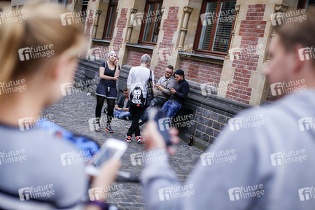 Pokémon Go Spieler in Köln
