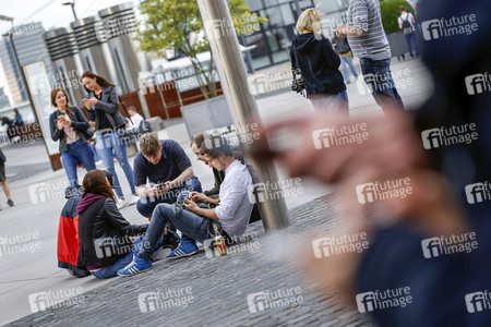 Pokémon Go Spieler in Köln