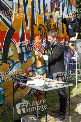 Graffitiwand / Graffiti Wall Bodypainting
