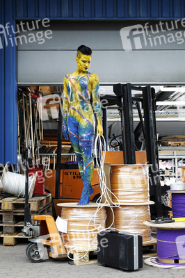 DOOR ART: Rolltor / Roller Shutter Bodypainting