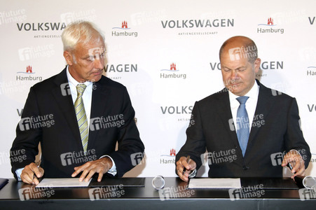 Unterzeichnung eines Memorandum of Understanding in Hamburg