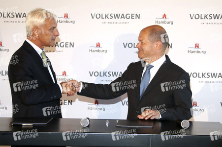 Unterzeichnung eines Memorandum of Understanding in Hamburg