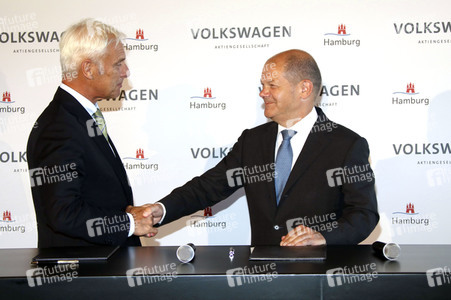 Unterzeichnung eines Memorandum of Understanding in Hamburg
