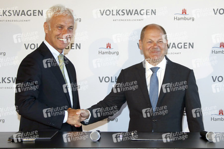 Unterzeichnung eines Memorandum of Understanding in Hamburg