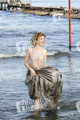 Photocall mit Sonia Bergamasco auf der Biennale 2016 in Venedig