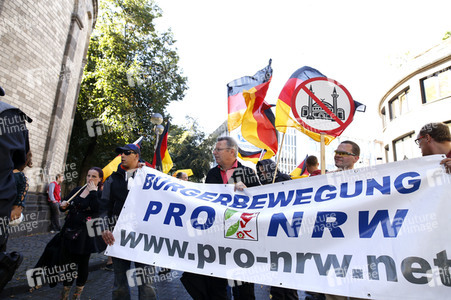 Pro NRW Kundgebung in Köln