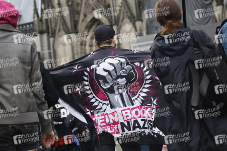 Gegendemo zur Pro NRW Kundgebung in Köln