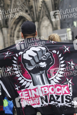 Gegendemo zur Pro NRW Kundgebung in Köln