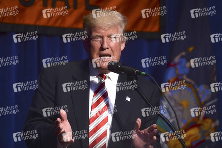 Wahlkampfrede von Donald Trump in New York