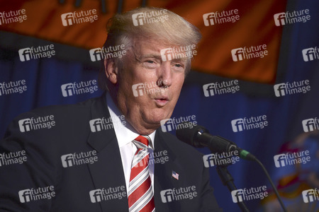 Wahlkampfrede von Donald Trump in New York