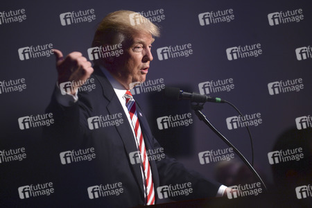 Wahlkampfrede von Donald Trump in New York