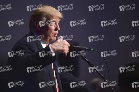 Wahlkampfrede von Donald Trump in New York