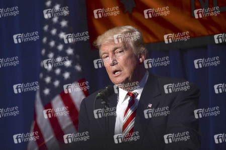Wahlkampfrede von Donald Trump in New York
