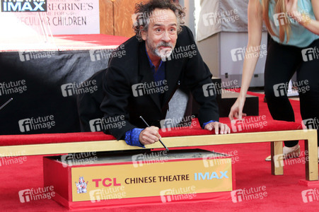 Hand and Footprint Ceremony mit Tim Burton in Los Angeles