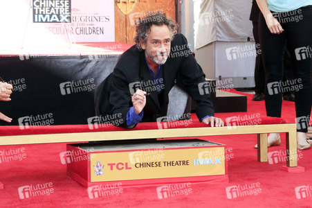 Hand and Footprint Ceremony mit Tim Burton in Los Angeles