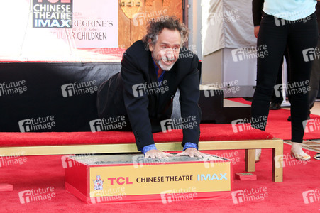 Hand and Footprint Ceremony mit Tim Burton in Los Angeles