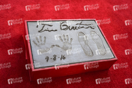 Hand and Footprint Ceremony mit Tim Burton in Los Angeles