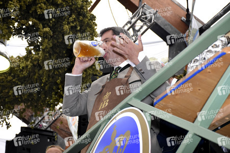Wiesn-Einzug auf dem Oktoberfest in München