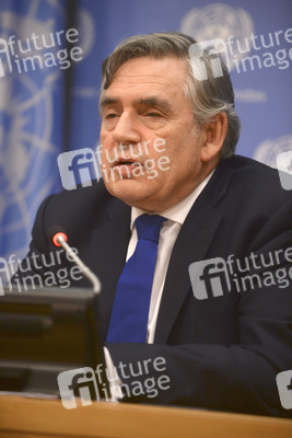 Gordon Brown bei der UN in New York