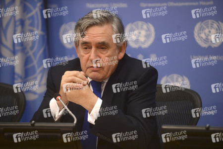 Gordon Brown bei der UN in New York