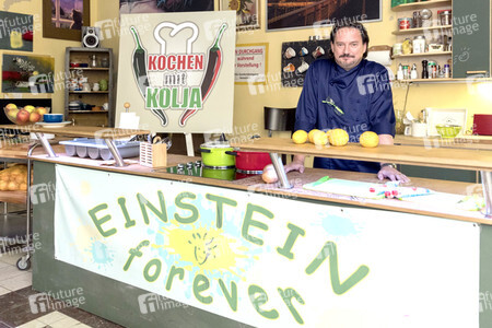 Fototermin zur TV-Serie 'Schloss Einstein' in Erfurt