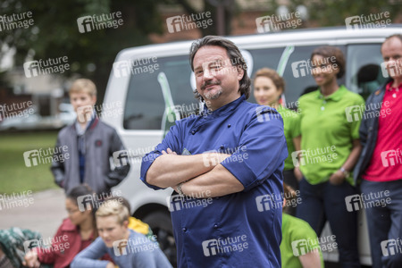 Fototermin zur TV-Serie 'Schloss Einstein' in Erfurt