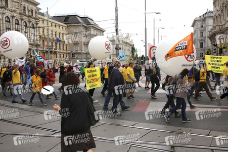 Demo gegen TTIP und Ceta in Wien