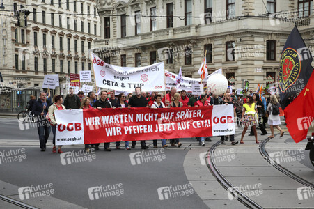 Demo gegen TTIP und Ceta in Wien