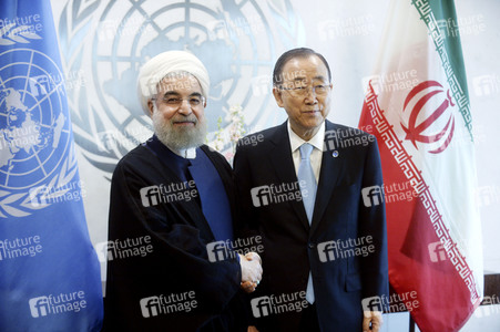 Präsident Rouhani  bei der UN in New York