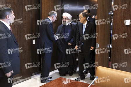Präsident Rouhani  bei der UN in New York