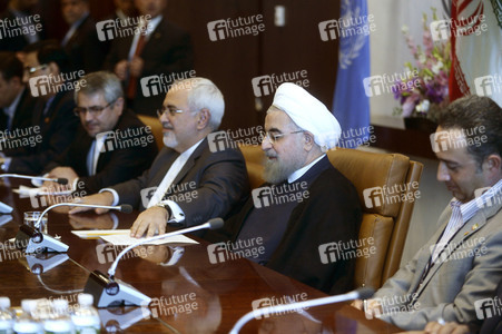 Präsident Rouhani  bei der UN in New York