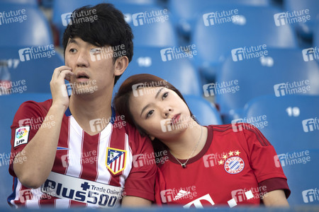 UEFA Champions League Match Atlético Madrid vs. FC Bayern in Madrid