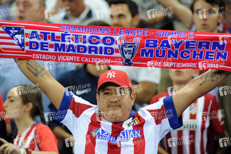 UEFA Champions League Match Atlético Madrid vs. FC Bayern in Madrid