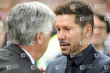UEFA Champions League Match Atlético Madrid vs. FC Bayern in Madrid